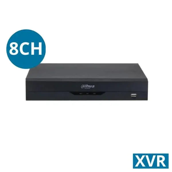 Black XVR security system with 8CH label on a white background