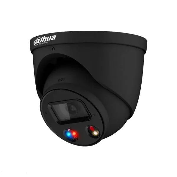 Dahua 6MP TIOC 2.0 Active Deterrence Turret Fixed Camera, DH-IPC-HDW3649H-AS-PV-ANZ-BLK