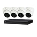 Dahua 4MP 4CH KIT WITH 4xCameras (White), 3x66-K4044T-W