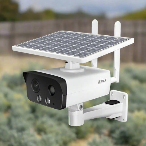 Dahua Wireless 4MP IR Fixed- Focal Bullet 4G Solar Camera, DH-IPC-HFW2431DG-4G-SP-EAU-B