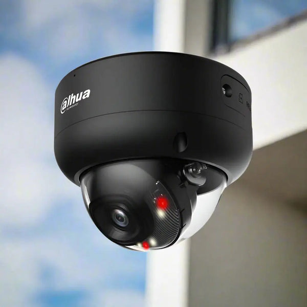 Dahua 8MP ACUPICK Dual Lights Fixed Dome Camera Black ,DH-IPC-HDBW3867E-AS-IL-ANZ-BLK - CTC Communications