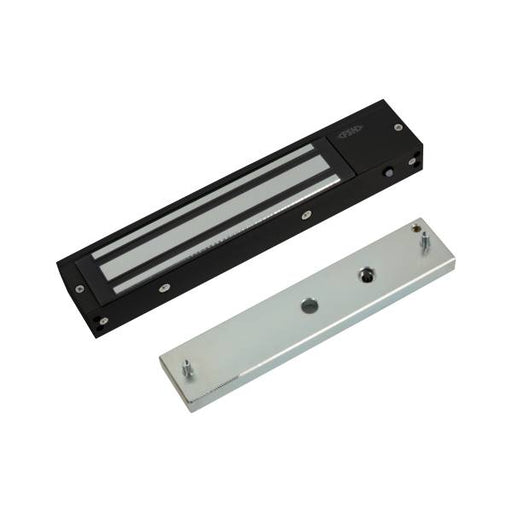 FSH Magnetic Door Lock, Slimline Black Single Monitored, FSHFEM4300M-BLK