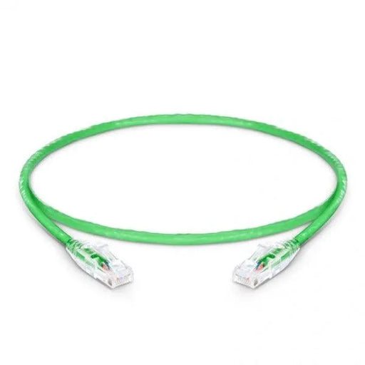 Green Cat 6A Snagless (UTP) Super thin with Rj45 Network Patch Cable