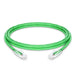 Green Cat 6A Snagless (UTP) Super thin with Rj45 Network Patch Cable