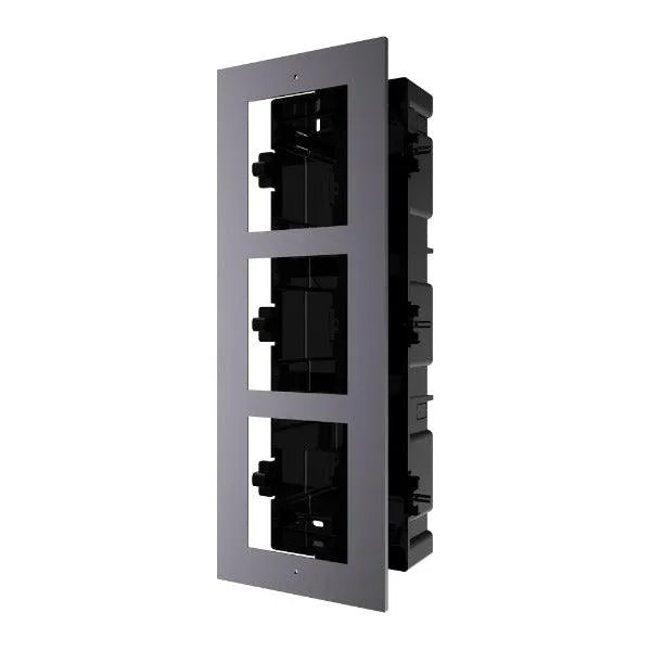 Hikvision DS-KD-ACF3 Video Intercom Flush Mount 3 Module Housing Plastic