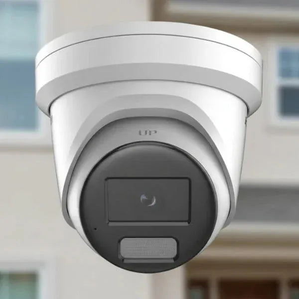 Hikvision DS-2CD2386G2H-IU 8MP 4K Acusense Turret Network Camera with Mic Wht 2.8mm