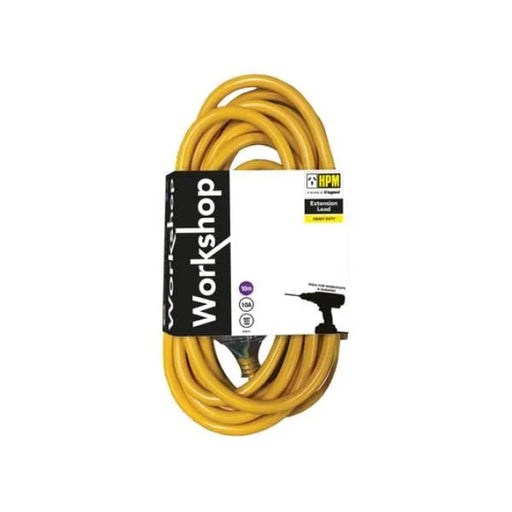 HPM 15m 1.0mm² 10A 3 Core Workshop Extension Lead