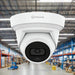 Hanwha QNE-C9013RL Q Core 8MP Outdoor AI Turret Camera, Dual Light, IP67, 3mm
