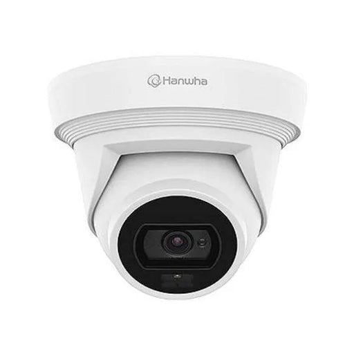 Hanwha QNE-C8013RL Q Series 5MP Outdoor AI Flateye Camera, Dual Light, IP67, 3mm