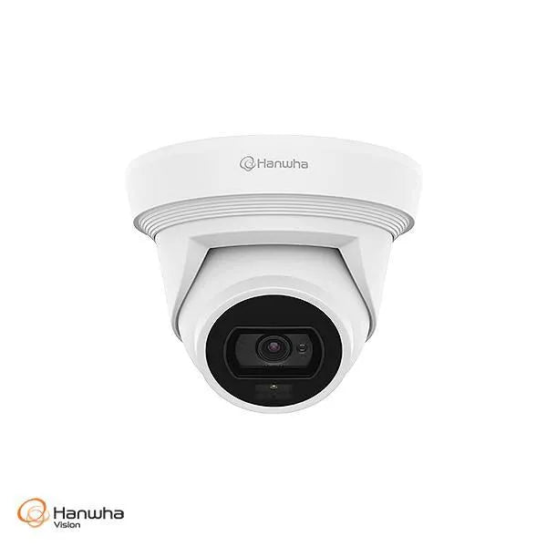 Hanwha QNE-C9013RL Q Core 8MP Outdoor AI Turret Camera, Dual Light, IP67, 3mm