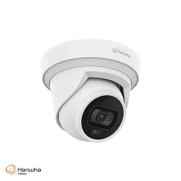 Hanwha QNE-C9013RL Q Core 8MP Outdoor AI Turret Camera, Dual Light, IP67, 3mm