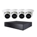 Hanwha Vision 4MP CCTV Kit – 4 Turrets, 4CH NVR & HDD Options