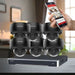 Hikvision CCTV Kit, AcuSense, 6 x 8MP Dome, 8CH NVR with 4TB HDD