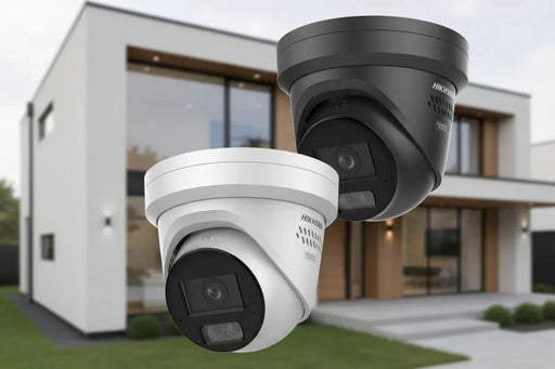 Hikvision 8MP, DS-2CD2387G3-LIS2UY/SL 8MP 4K Smart Hybrid Light Color Vu Surveillance Camera, Speaker, Strobe Light