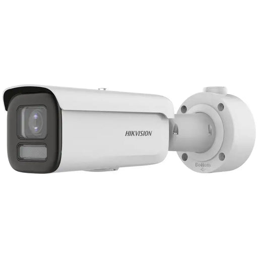 Hikvision security camera on a white background
