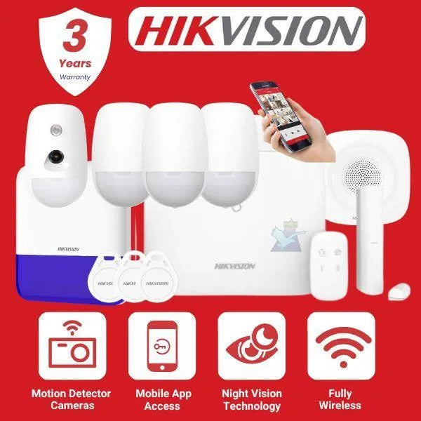 Hikvision Alarm System AX Pro - Sirens- Camera Kit