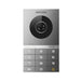 A Hikvision digital video doorbell with an integrated keypad on a clean white background.