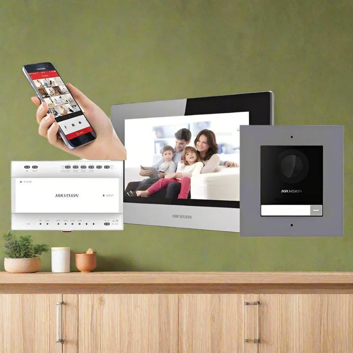 Hikvision DS-KIS702Y-P 2 Wire Video Intercom Kit