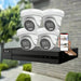 Hilook 6MP CCTV Kit, 8 CH NVR, 4 x Turret Cameras