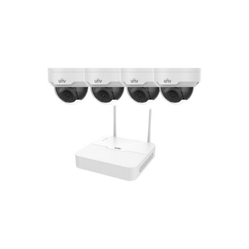Uniview CCTV Kit, 4 Channel with 2MP Turret, 2 Cameras, 1TB Hard Drive