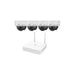 Uniview Wi-Fi CCTV Kit, 4 Channel NVR, 4 x 2MP Dome Cameras, 2TB Hard Drive, UNVEWK42D4WN-2TBLWHT