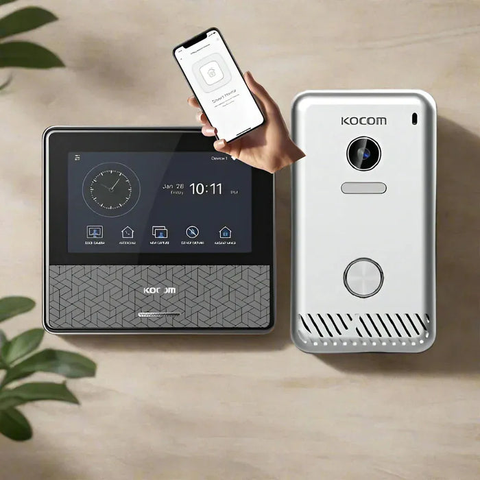 Kocom Smartphone Intercom Kit 2 Wire, KOCKCVS701IP2WWS81MI