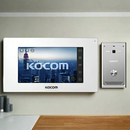 Kocom Video Intercom Kit, KOCKCVD544SDW+KCQ81P