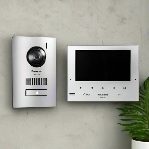 Panasonic Home Intercom 7" Kit with Silver Monitor and Door Station