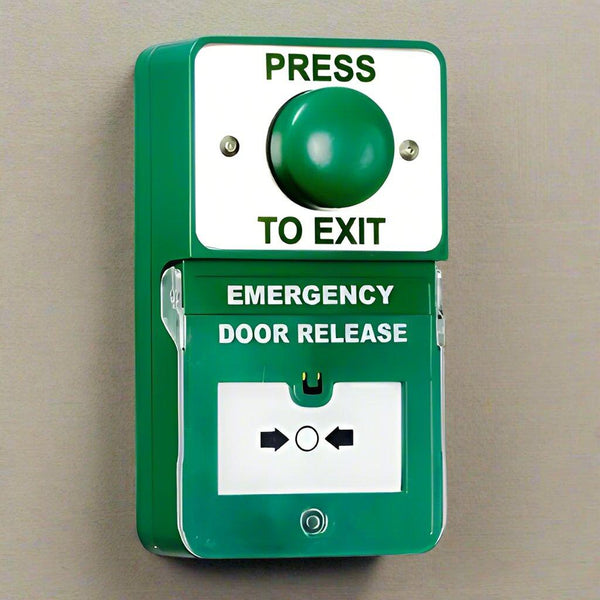 SMART1230 Press Exit Button with Emergency Release Combo