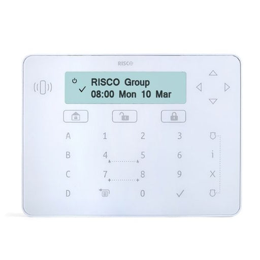 Risco Elegant Keypad with Proxreader White, RPKELPWT000B