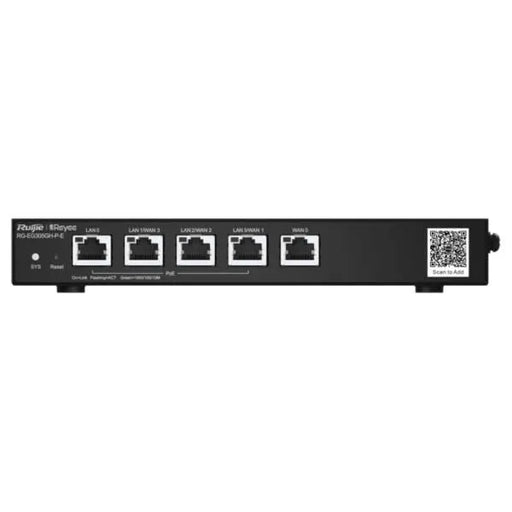 Ruijie 5-Port High-Performance Cloud Managed PoE Office Router, RG-EG310GH-P-E