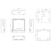 Slimline Vertical Wall Mount Security Cabinet and Monitor Bundle, SECCAB+LCDFL24K+HDMIBMTF
