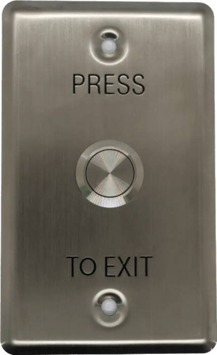 SMART 4405 ARLSWP-2 Press to Exit, Anti-vandal Push Button Switch with Stainless Steel Plate, IP65