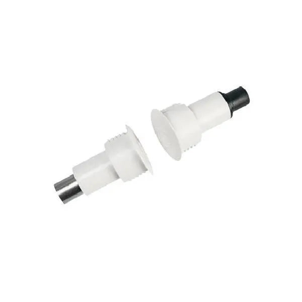 Sentrol 1078CW-N Steel Door Recessed Reed Switch, 3/4" Diameter, SPDT, 3/4" Gap Size , Closed Loop