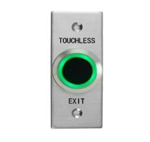Smart WES2261 Press to Exit Touchless Exit Button on Stainless Steel Plate, IP65