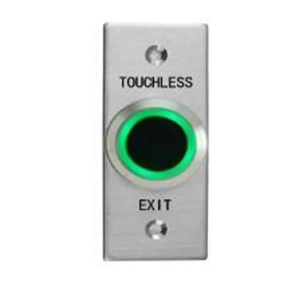 Smart WES2261 Press to Exit Touchless Exit Button on Stainless Steel Plate, IP65