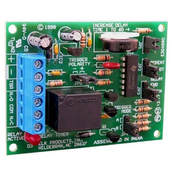 ELK-960 universal delay timer module for 12–24V DC systems