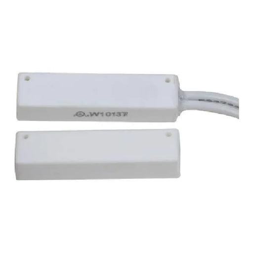 TANE 45-WH Ultra Mini Surface Mount Magnetic Reed Switch, White Plastic, ~32 mm Gap, Normally Closed Output,