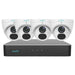 Uniarch 6MP CCTV Kit 8 CH NVR, 4 x Turret Cameras