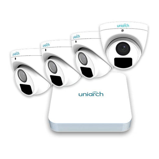 Uniarch CCTV Kit, 4MP, 4 Channel,UNA-4041W