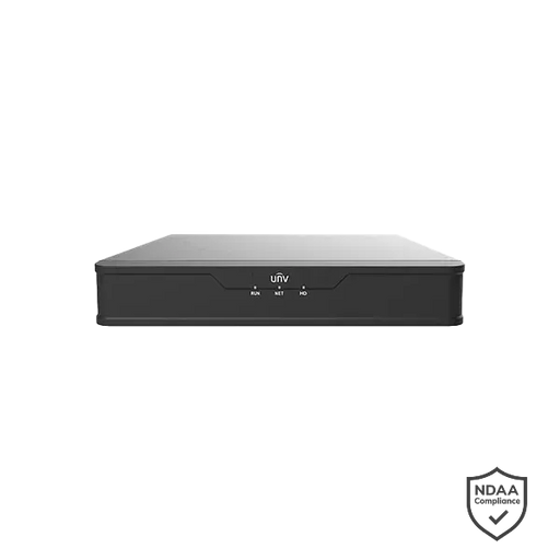 Uniview Network Video Recorder, 8 Channel, No HDD, NVR501-08B-P8