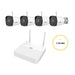 Uniview Wi-Fi CCTV Kit, 4 Channel with 2MP Bullet, 4 Cameras, 2TB Hard Drive, UNVEWK42B4WN-2TBLWHT