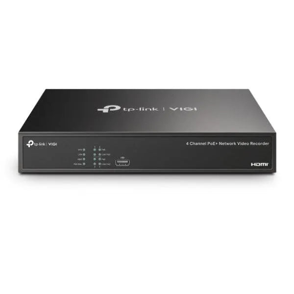 VIGI 4 Channel PoE+ Network Video Recorder, TP-VIGI NVR1004H-4P