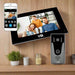 Videoman 4 Wire Smartphone Wifi Home Intercom Kit-Black