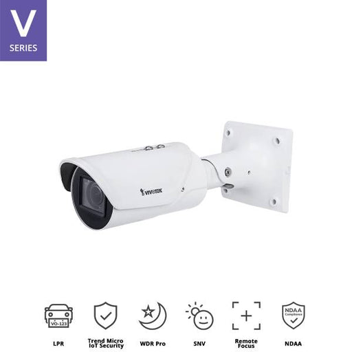 Vivotek Bullet Security Camera 5MP, IB9387-LPR-V2
