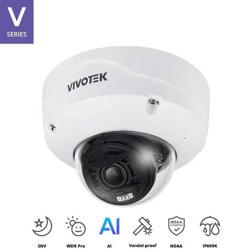 Vivotek FD9387-EHTV-V3 5MP outdoor AI dome camera