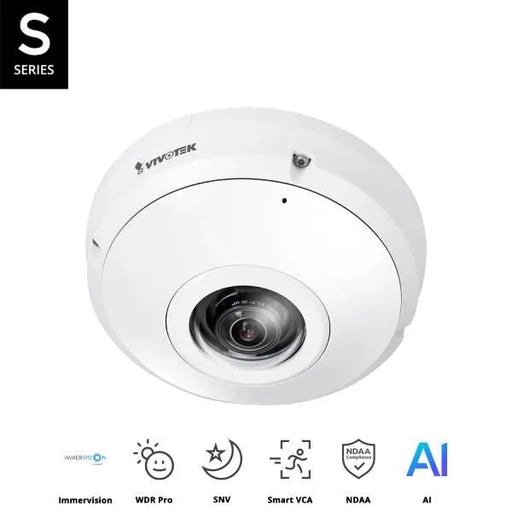 Vivotek Fisheye Camera 12MP, FE9191-H-V2