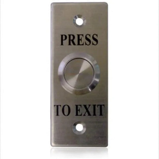 Smart ARLSWP-29 Small Press-to-Exit Flush Button Switch, All Stainless Steel, IP65
