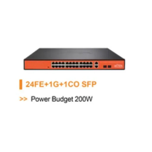 Wi-TEK Economic 24 Ports Poe Switch