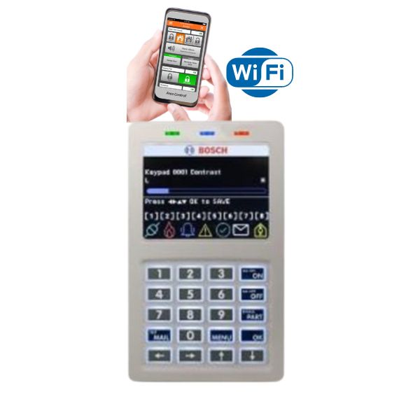 Bosch Solution 6000 Alarm System Kits with Wi-Fi Code Pad